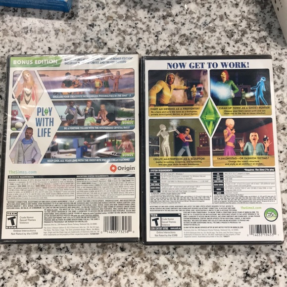 The Sims3 & The Sims3 Ambitions Expansion Pack PC Video Game - Picture 2 of 2